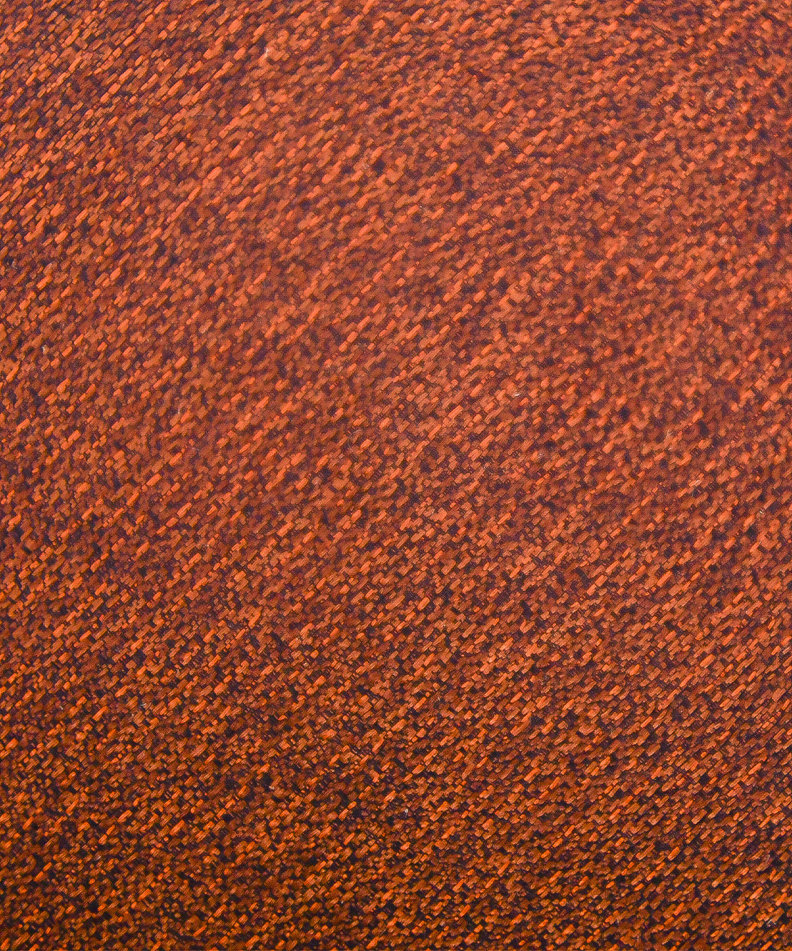 Franco Spada ( フランコスパダ ) ヴィンテージ調梨地ミックス無地ネクタイ:オレンジ