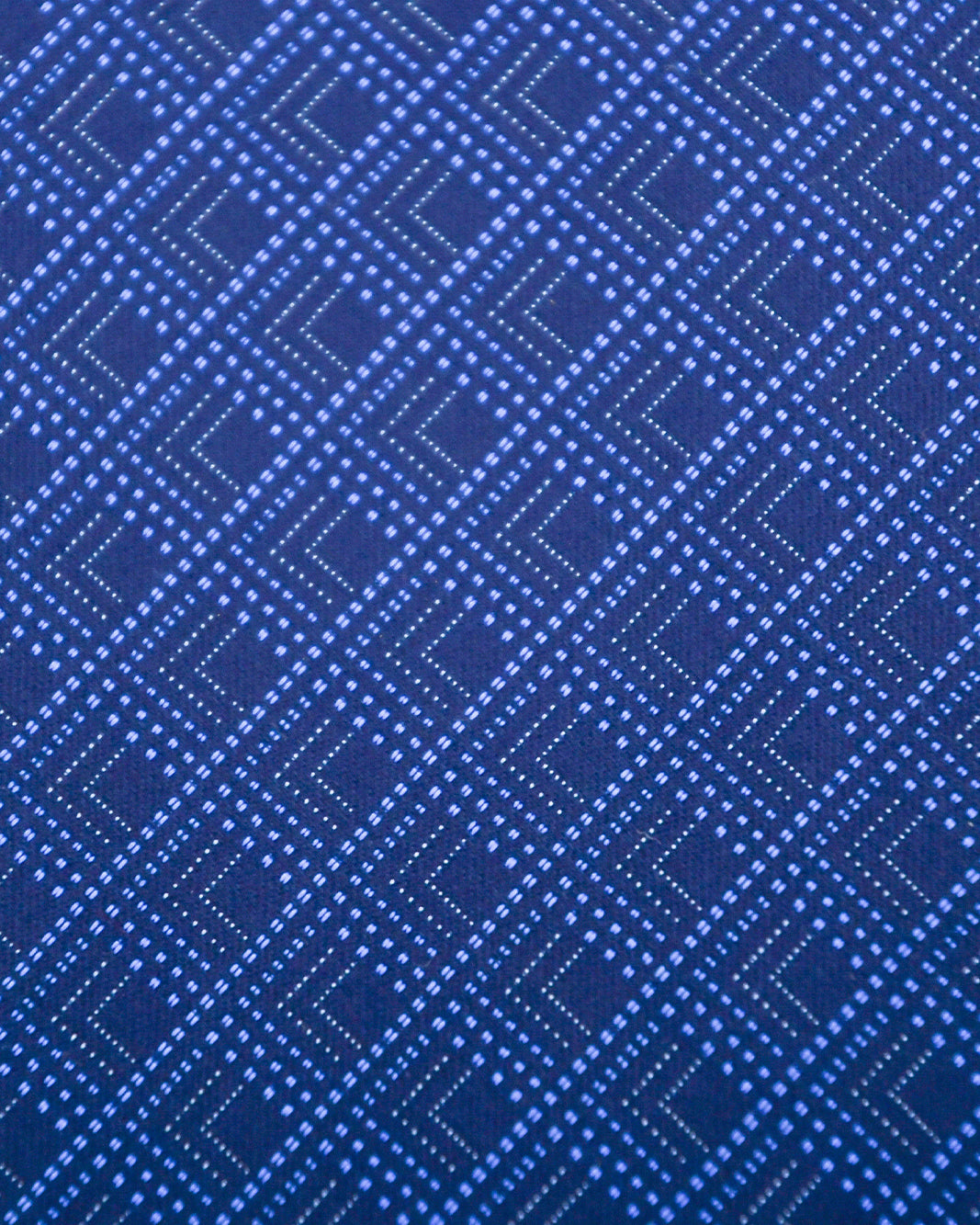 Franco Spada ( フランコスパダ ) NEW江戸切子ジャガードモチーフネクタイ:ネイビー×ブルー