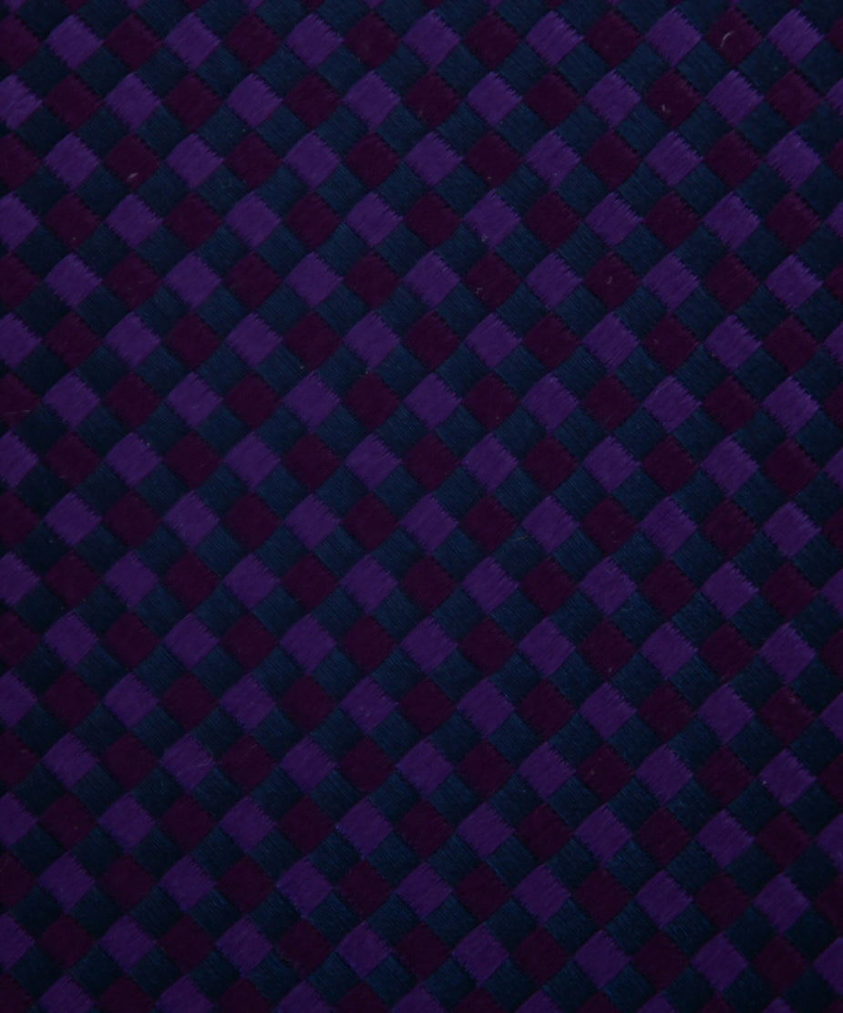 Franco spada ( フランコスパダ ) バスケットグラデーション無地調ネクタイ:ネイビー×パープル