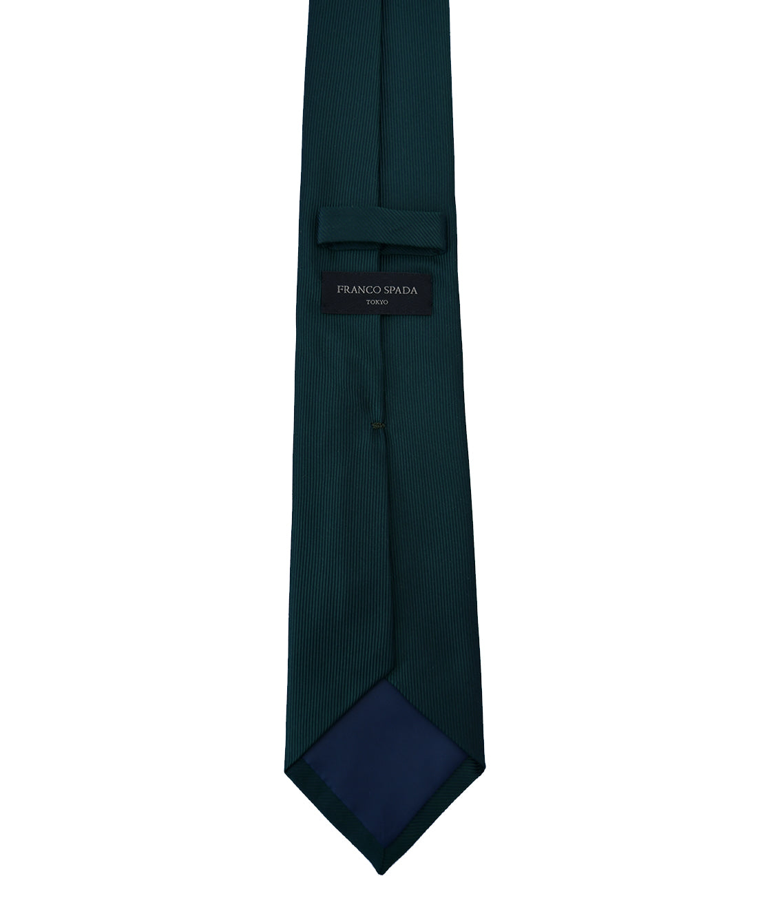 Franco Spada ( フランコスパダ )  細綾無地ネクタイ:ブリティッシュグリーン