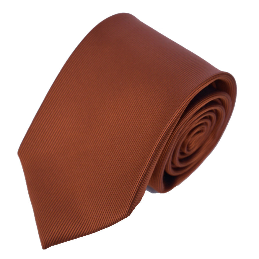 Franco Spada ( フランコスパダ )  細綾無地ネクタイ:ダスディオレンジ