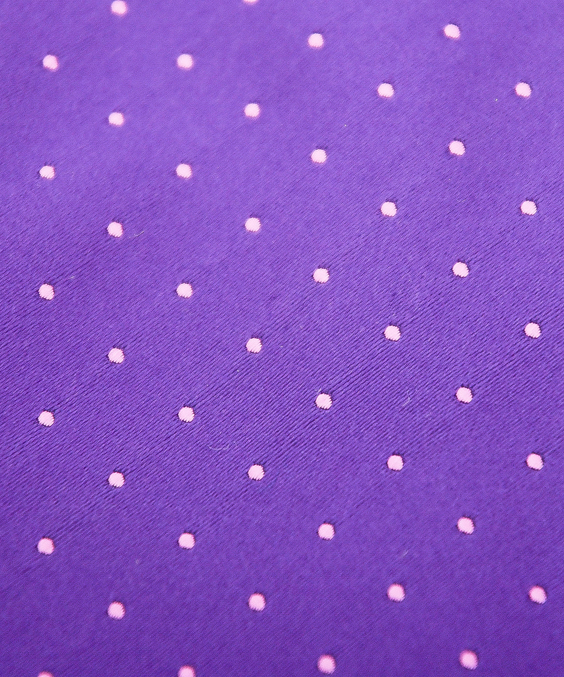 Franco Spada ( フランコスパダ )  クラシックサテン小ドットネクタイ:ロイヤルパープル×ピンク