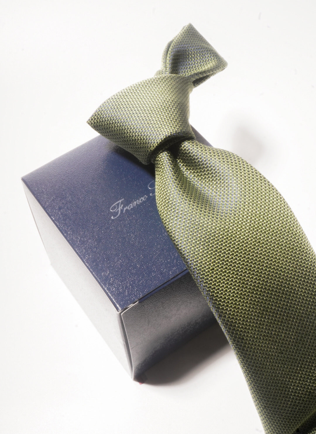 Franco Spada(フランコスパダ)ミックス小バスケットソリッド:オリーブグリーン