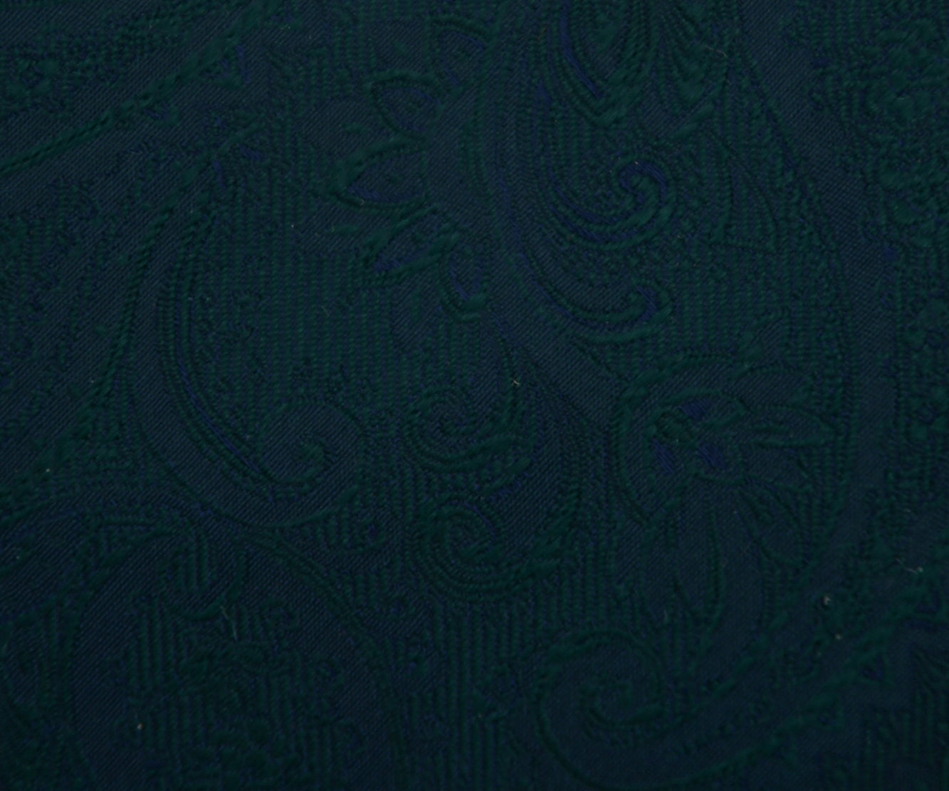 Franco spada ( フランコスパダ ) クラシック更紗ペーズリー無地調ネクタイ:ブリティッシュグリーン