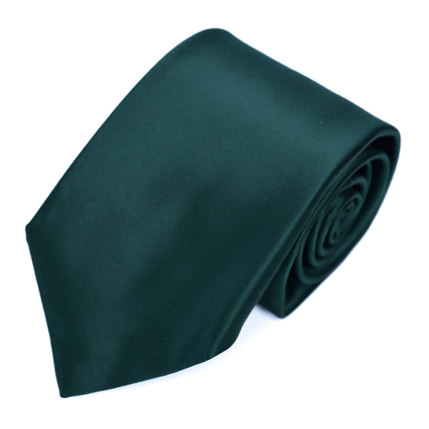 Franco spada ( フランコスパダ ) スーパーサテン無地ネクタイ:ブリティッシュグリーン