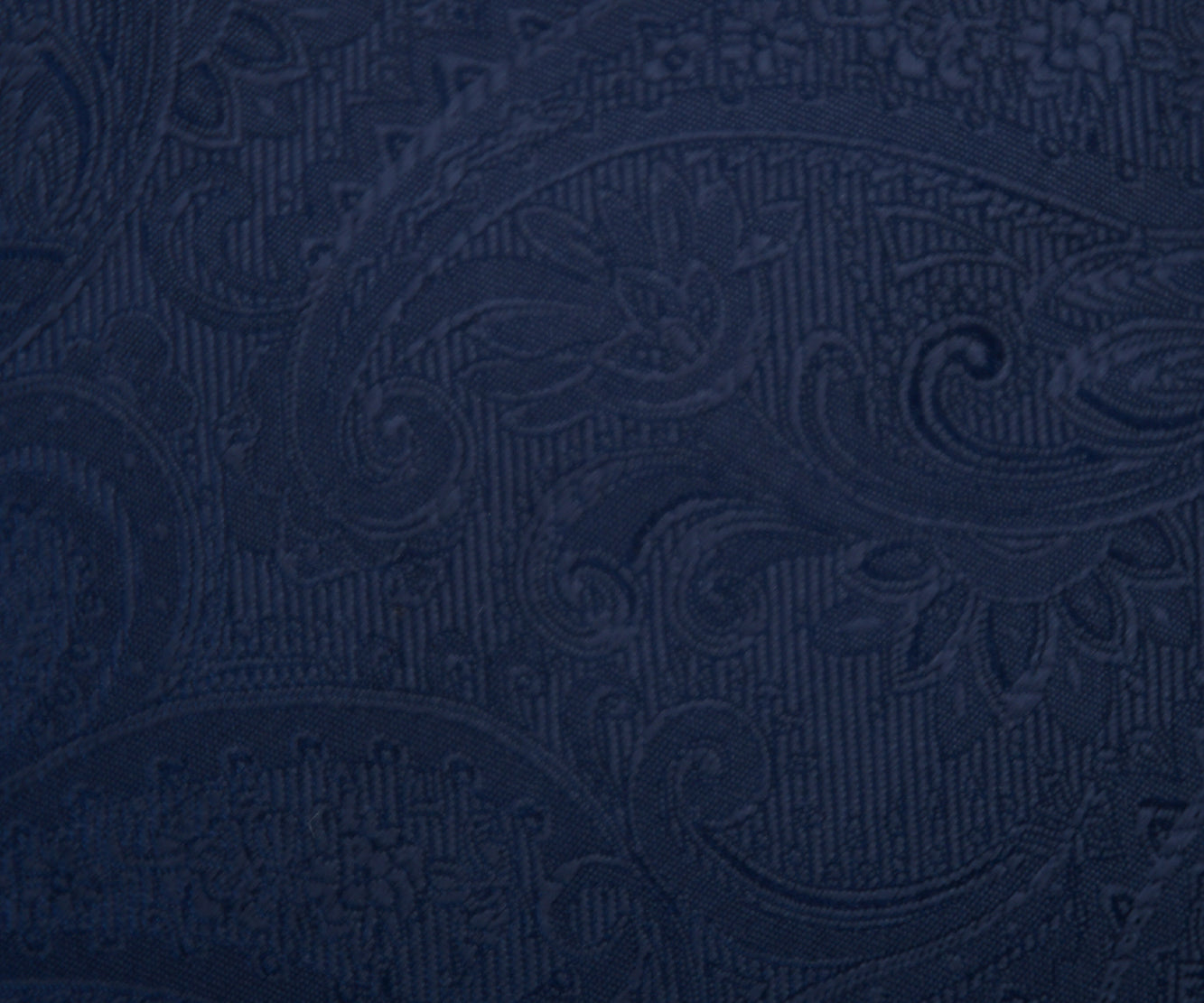 Franco spada ( フランコスパダ ) クラシック更紗ペーズリー無地調ネクタイ:スチールダークグレー