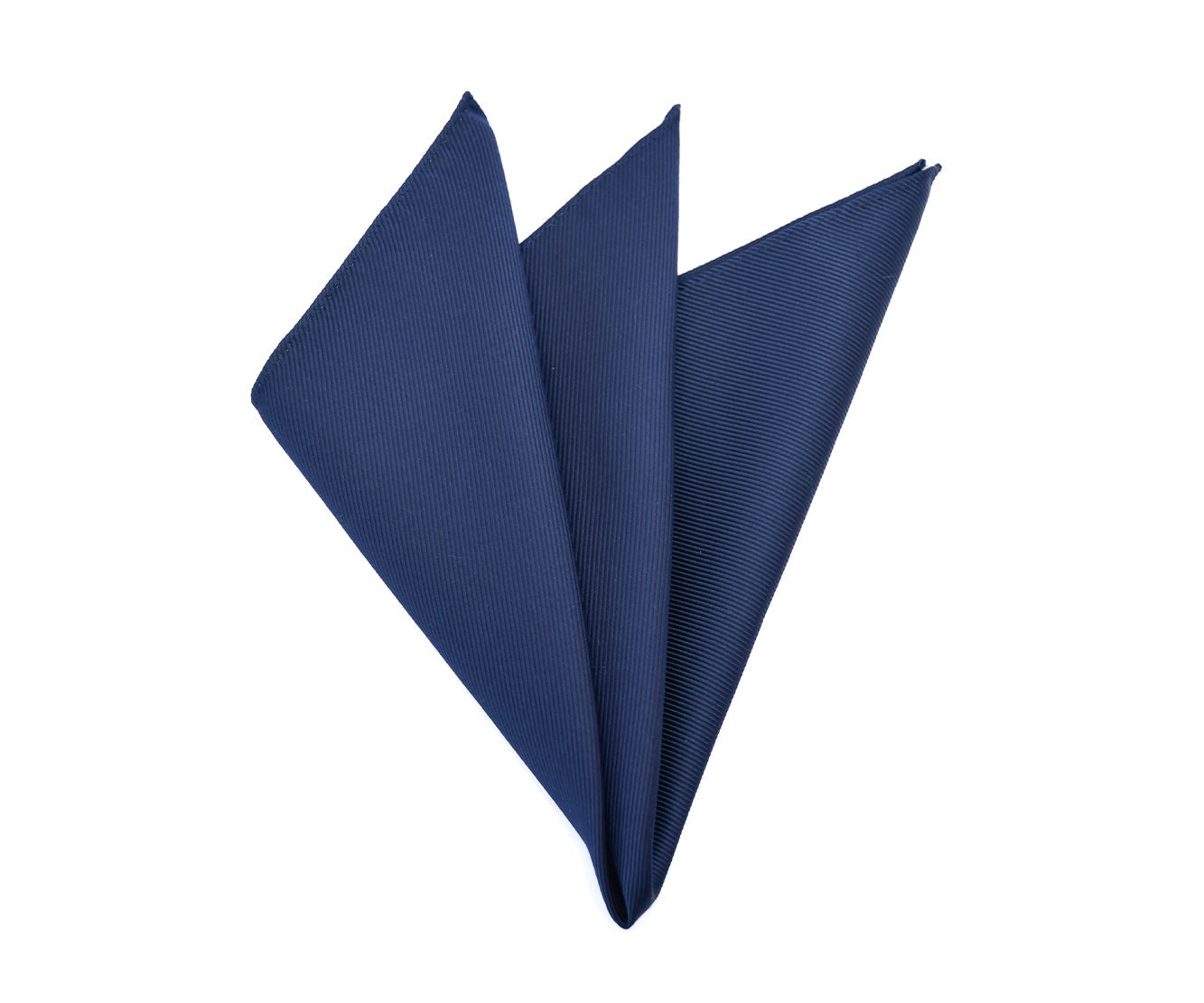 Franco Spada ( フランコスパダ ) 細綾無地ポケットチーフ:ネイビー