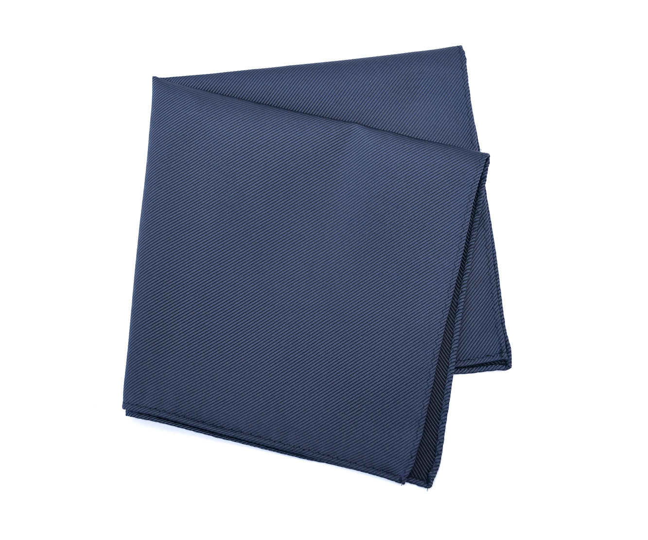 Franco Spada ( フランコスパダ ) 細綾無地ポケットチーフ:ダークグレー