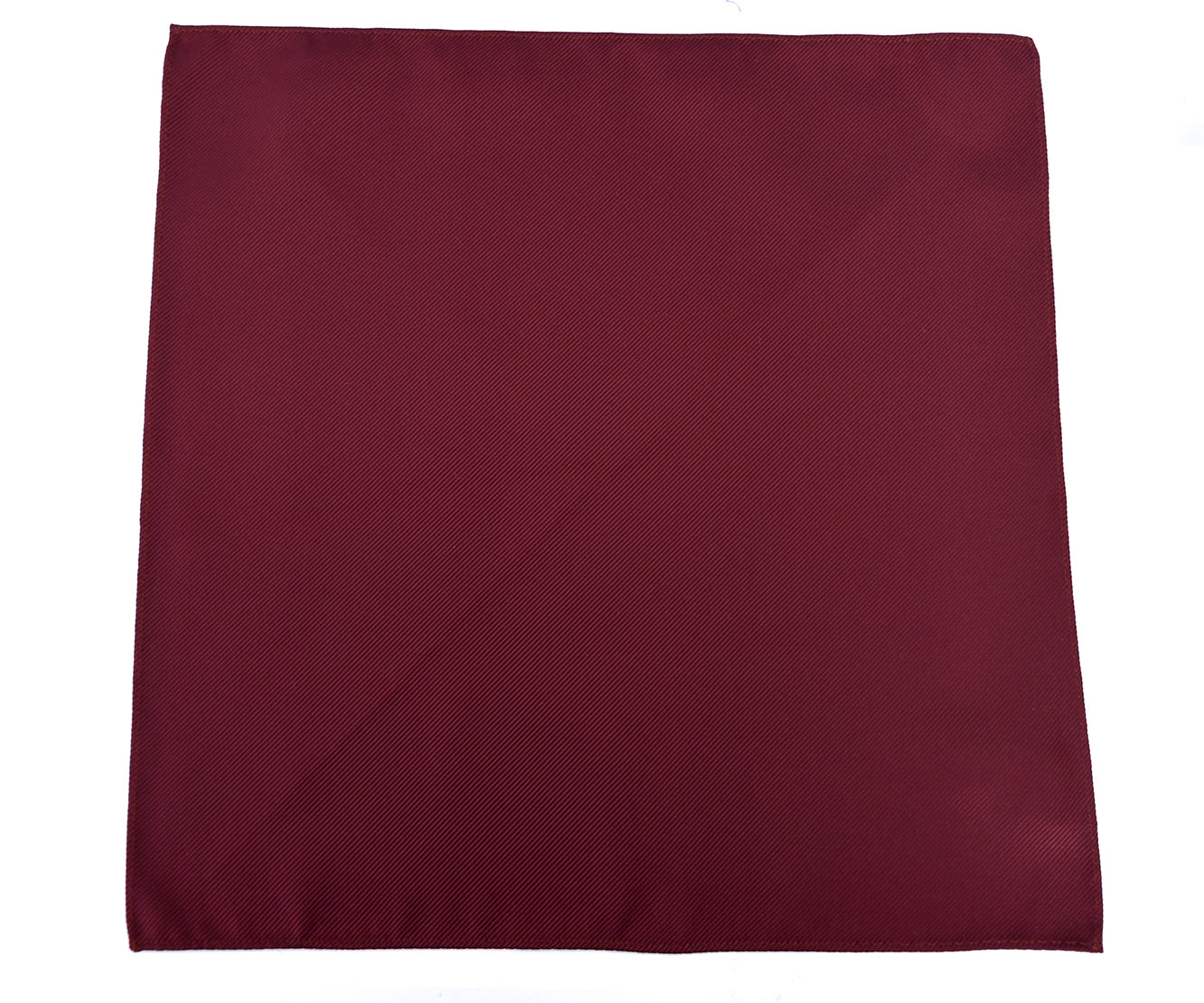 Franco Spada ( フランコスパダ ) 細綾無地ポケットチーフ:ワイン