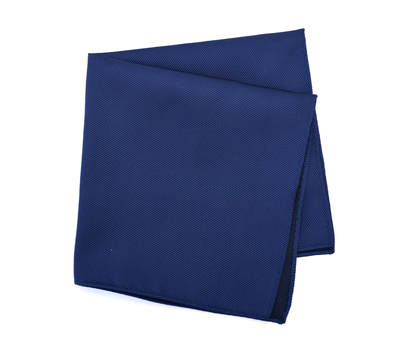 Franco Spada ( フランコスパダ ) 細綾無地ポケットチーフ:ロイヤルブルー