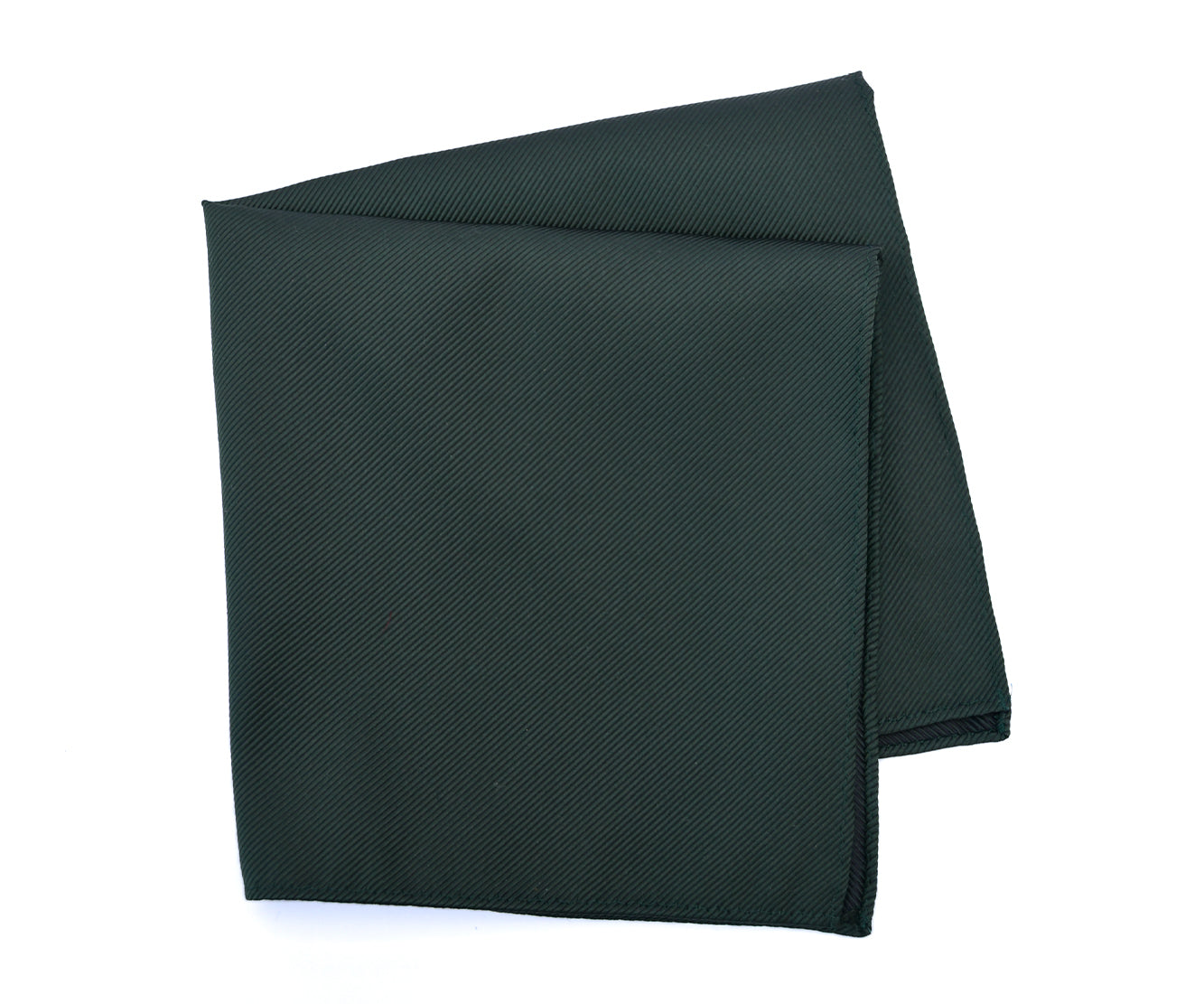 Franco Spada ( フランコスパダ ) 細綾無地ポケットチーフ:ダークオリーブ