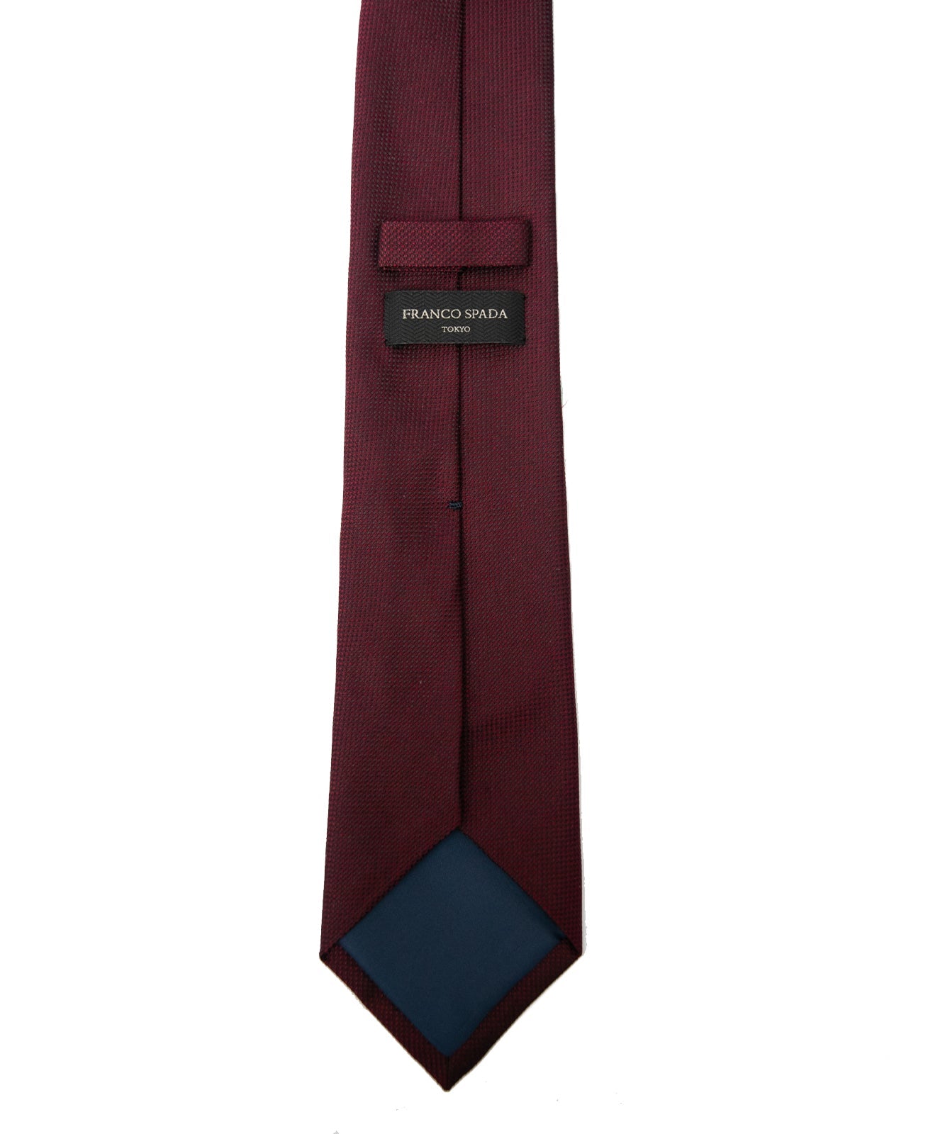 Franco Spada ( フランコスパダ ) 小バスメランジ無地ネクタイ:ワイン