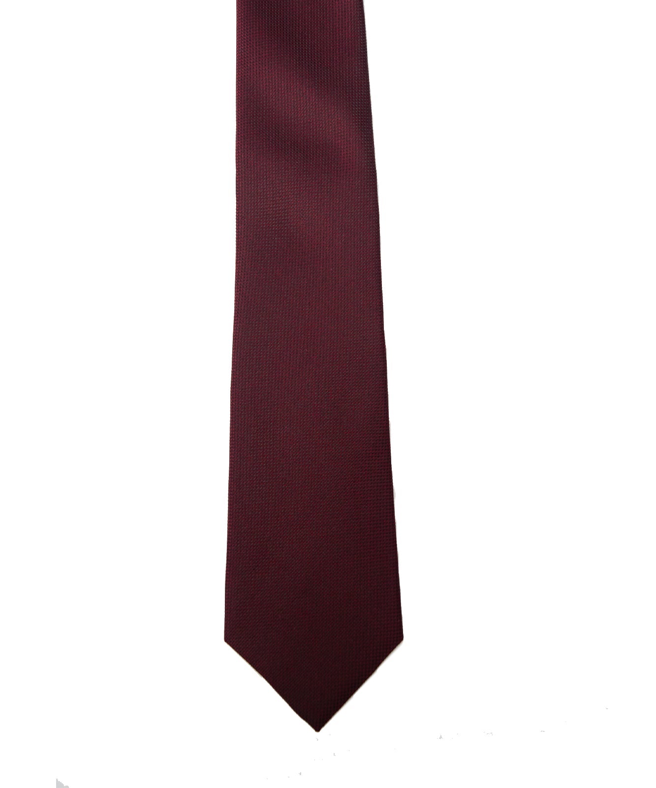 Franco Spada ( フランコスパダ ) 小バスメランジ無地ネクタイ:ワイン