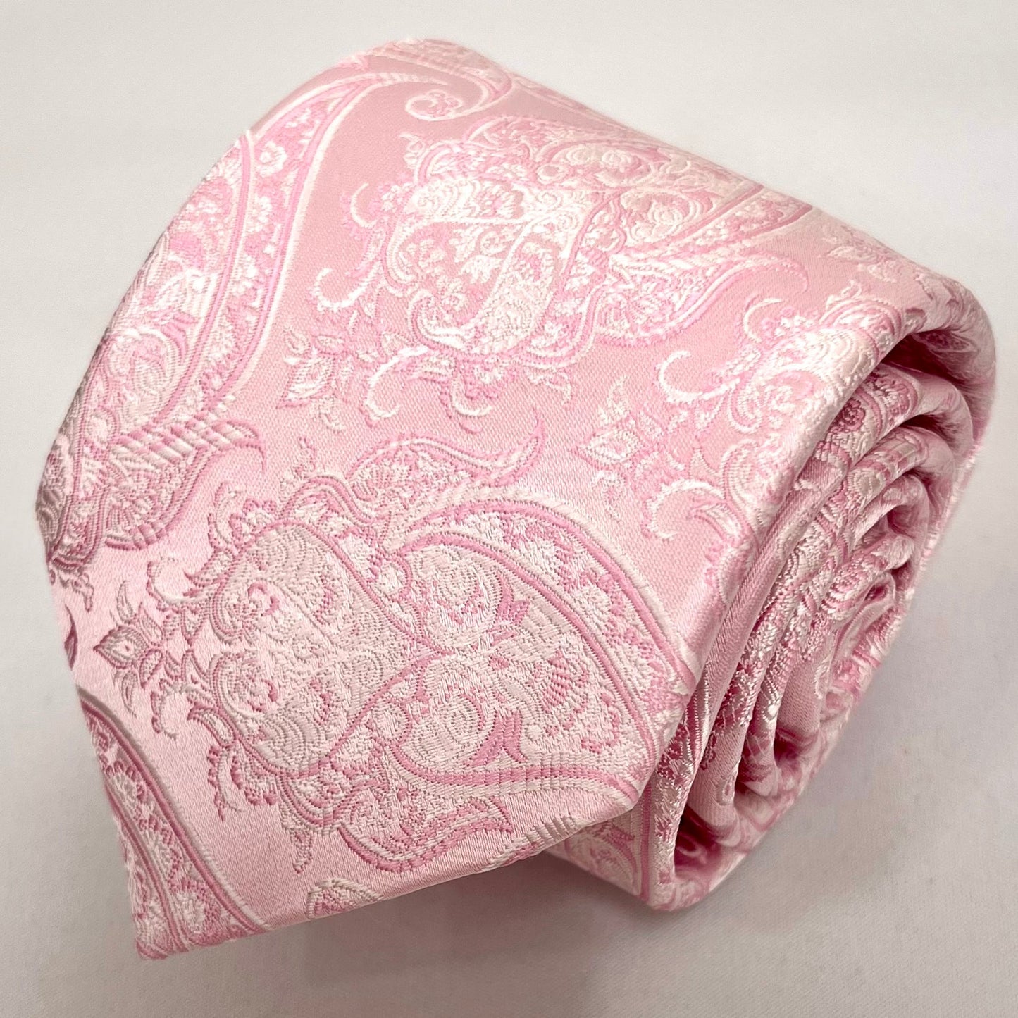 Franco Spada ( フランコスパダ )  NEW FORMALペーズリージャガードネクタイ:ピンク