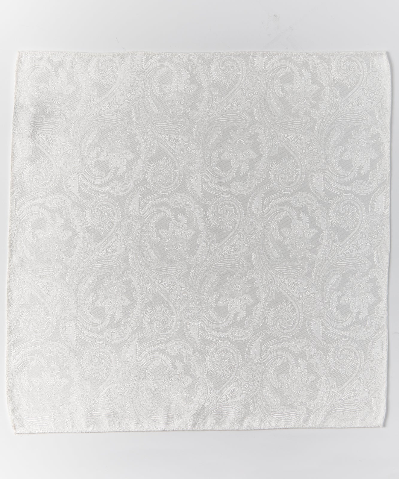 Franco Spada  ( フランコスパダ )   クラシックペーズリージャガードポケットチーフベーシックカラー:オフ白