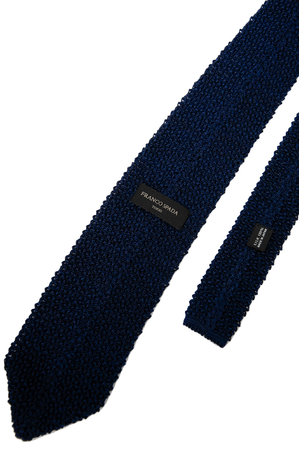 Franco Spada ( フランコスパダ ) ミッドナイトネイビークラシックニットタイ