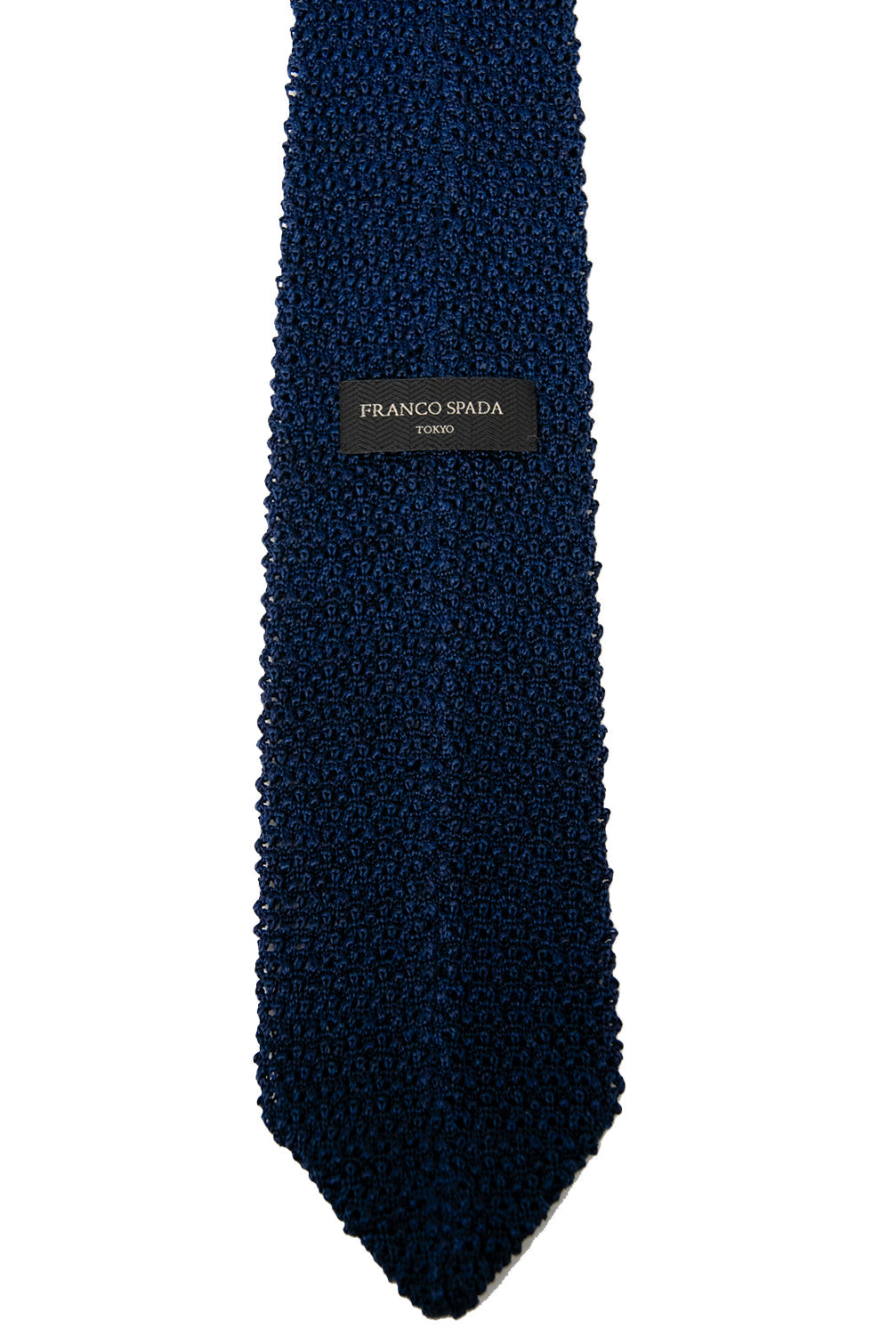 Franco Spada ( フランコスパダ ) ミッドナイトネイビークラシックニットタイ