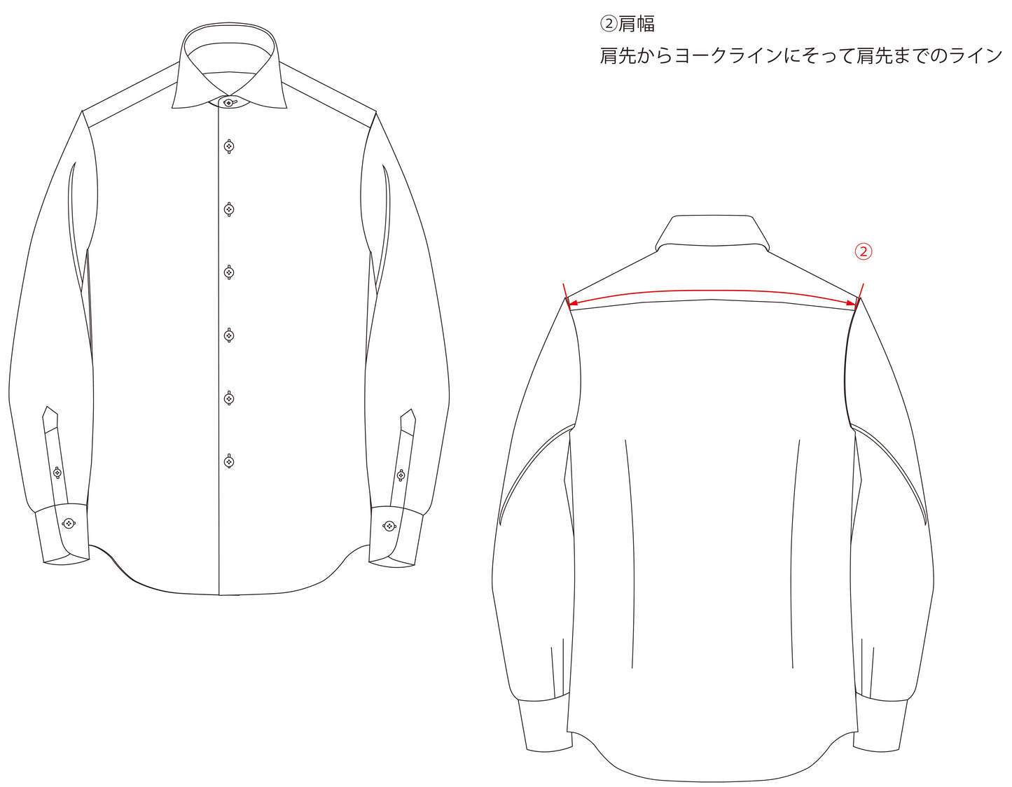 Franco Spada ( フランコスパダ ) 播州織 ツイル セミワイドカラーシャツ ブルー