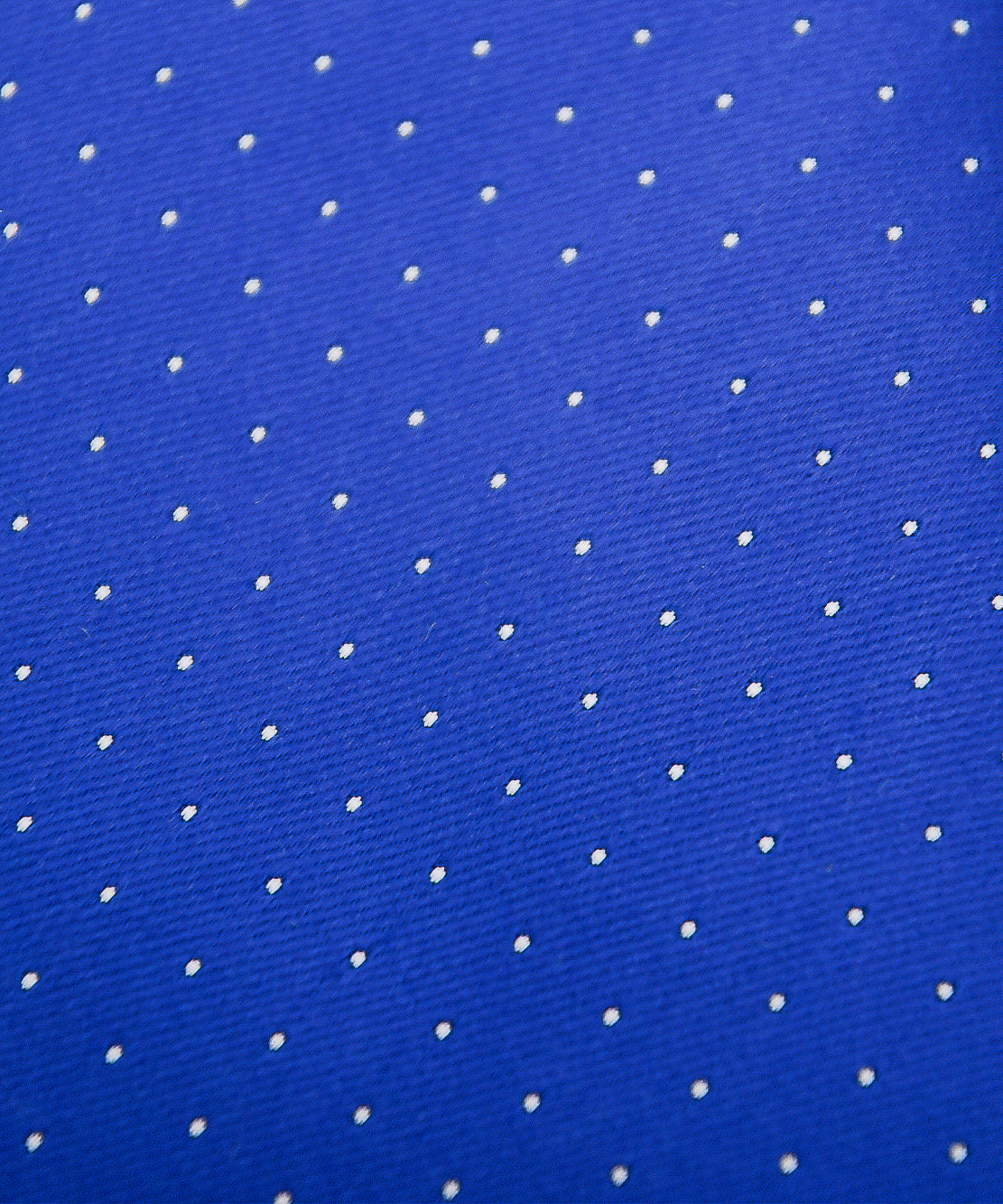 Franco Spada ( フランコスパダ )  ベーシックサテンピンドットネクタイ:ロイヤルブルー×ホワイト