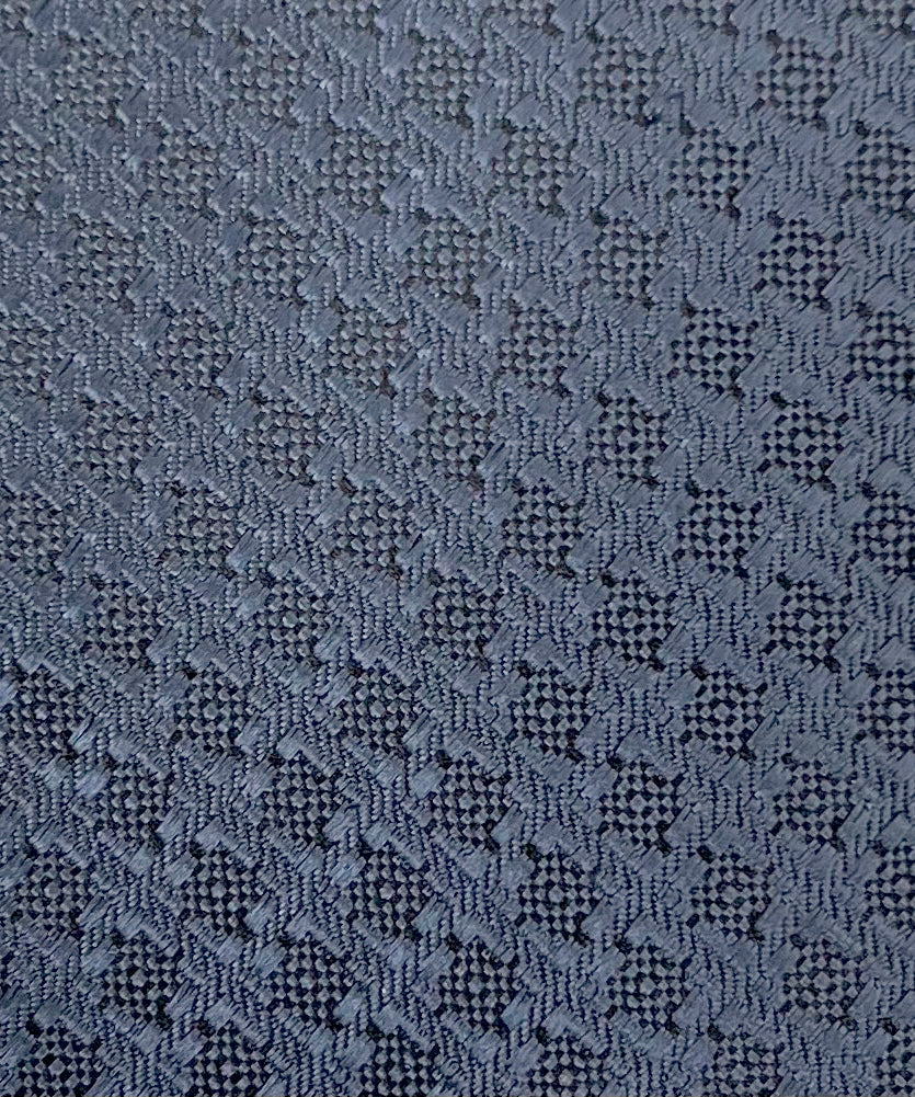 Franco Spada ( フランコスパダ )  ヴィンテージ調ジオメトリックソリッドネクタイ: スチールグレー