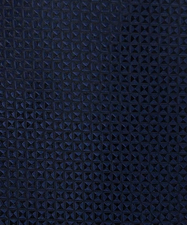 Franco Spada ( フランコスパダ )  ヴィンテージ調スモールジオメトリックソリッドネクタイ:ネイビー