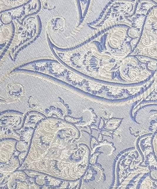 Franco Spada ( フランコスパダ )  NEW FORMALペーズリージャガードネクタイ:サックスブルー