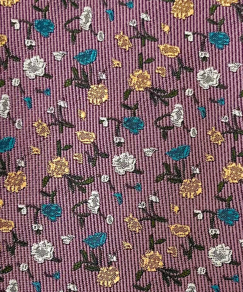 Franco Spada ( フランコスパダ )  フレンチヴィンテージプチフラワージャガードネクタイ: プロバンスピンク