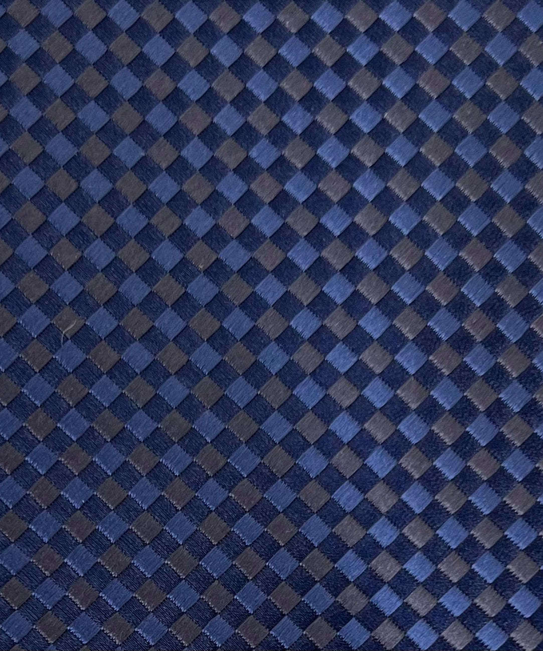 AZZURRO(アズーロ) 新大バスケットグラデーション無地調ジャガードネクタイ:スチールグレー×ライトグレー