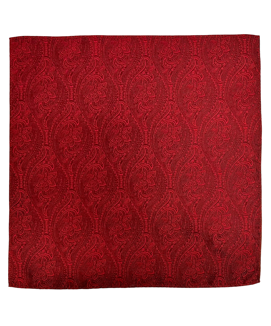 Franco Spada  ( フランコスパダ )   クラシックペーズリージャガードポケットチーフ2 ベーシックカラー:レッド