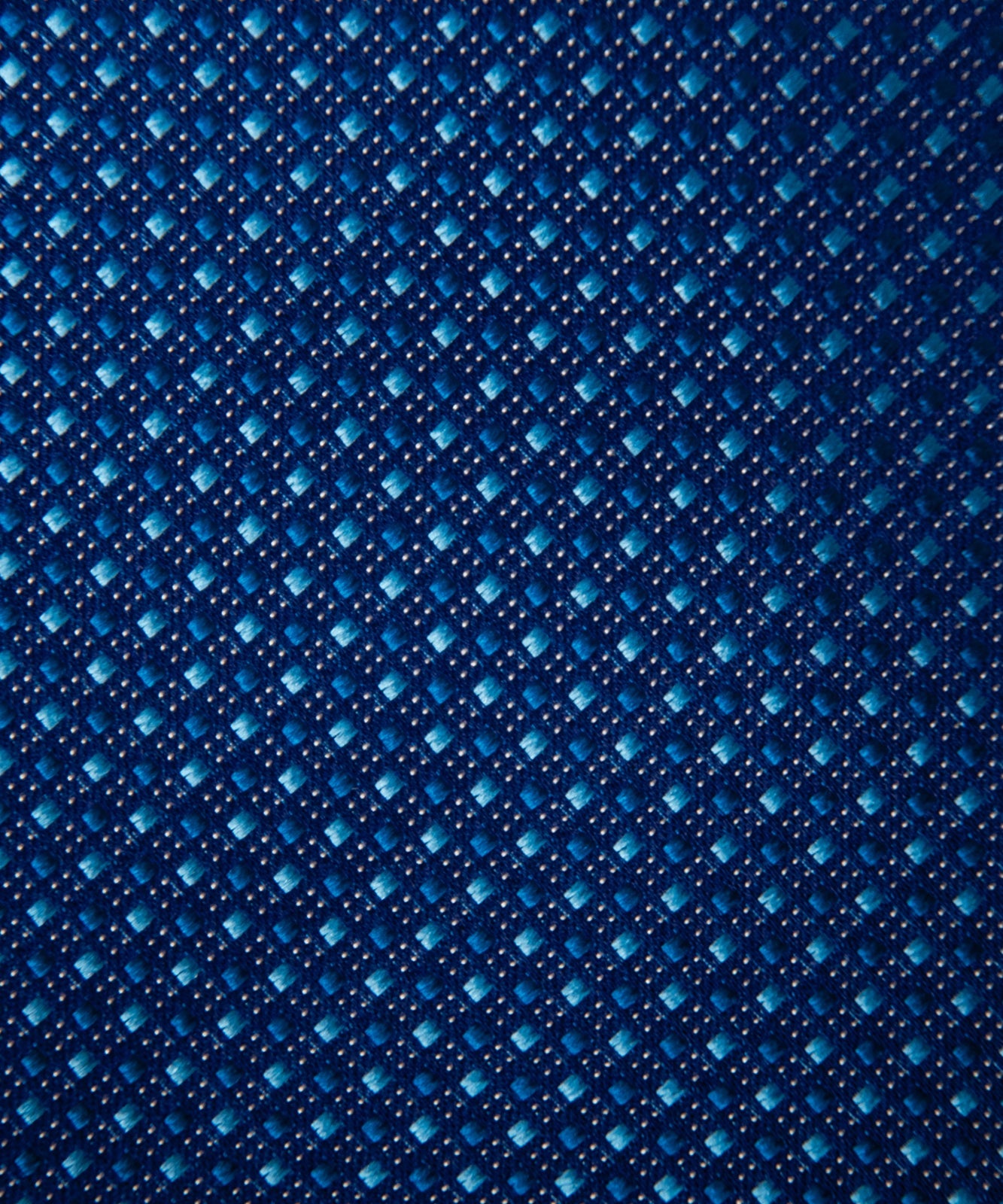 Franco Spada ( フランコスパダ ) マイクロスクエアネクタイ:ターコイズブルー×サックス