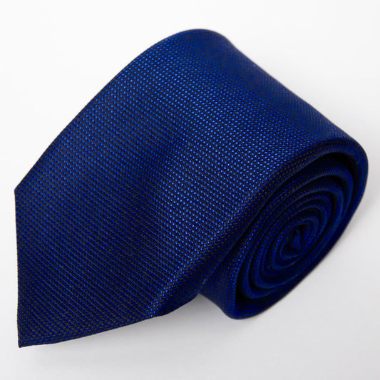 Franco Spada ( フランコスパダ ) 小バスメランジ無地ネクタイ:ダークブルー