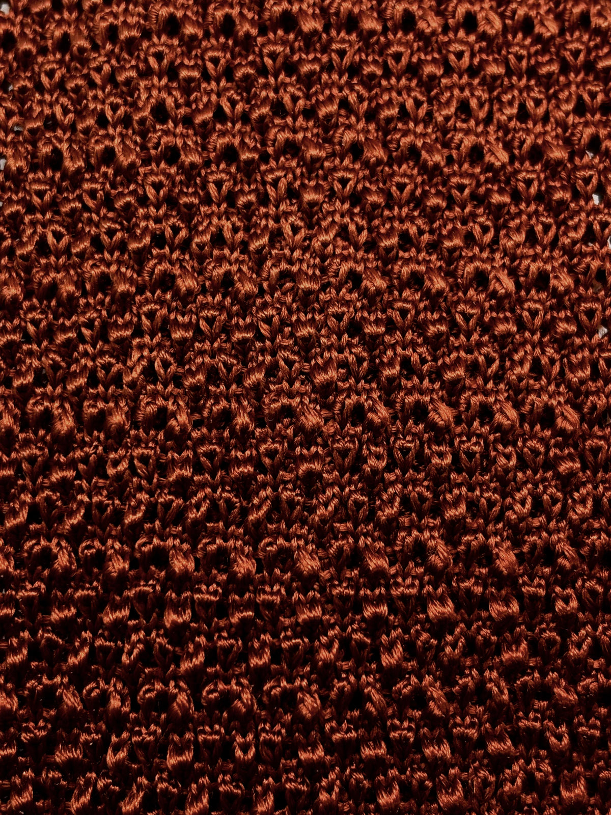 Franco Spada ( フランコスパダ ) Dense Knit-tie Solid (無地 ):オレンジ