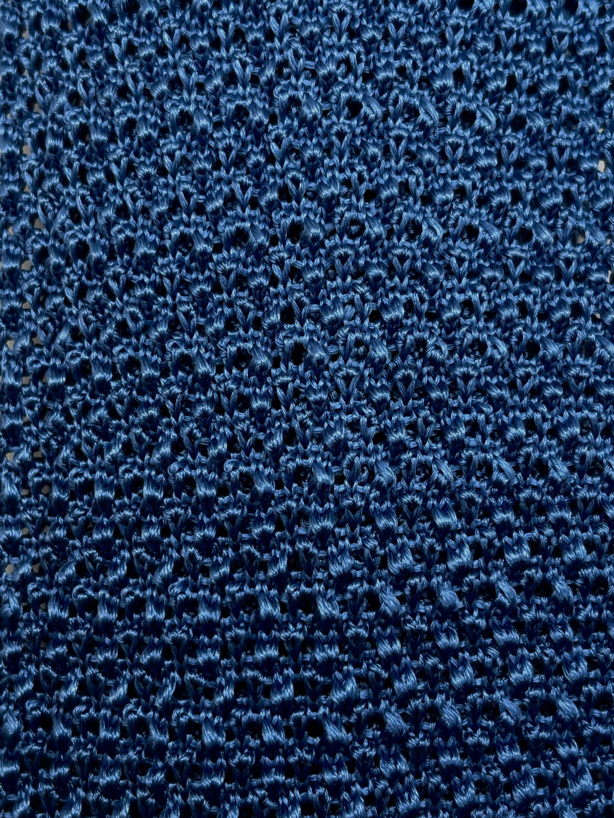 Franco Spada ( フランコスパダ ) Dense Knit-tie Solid (無地 ):サックスブルー
