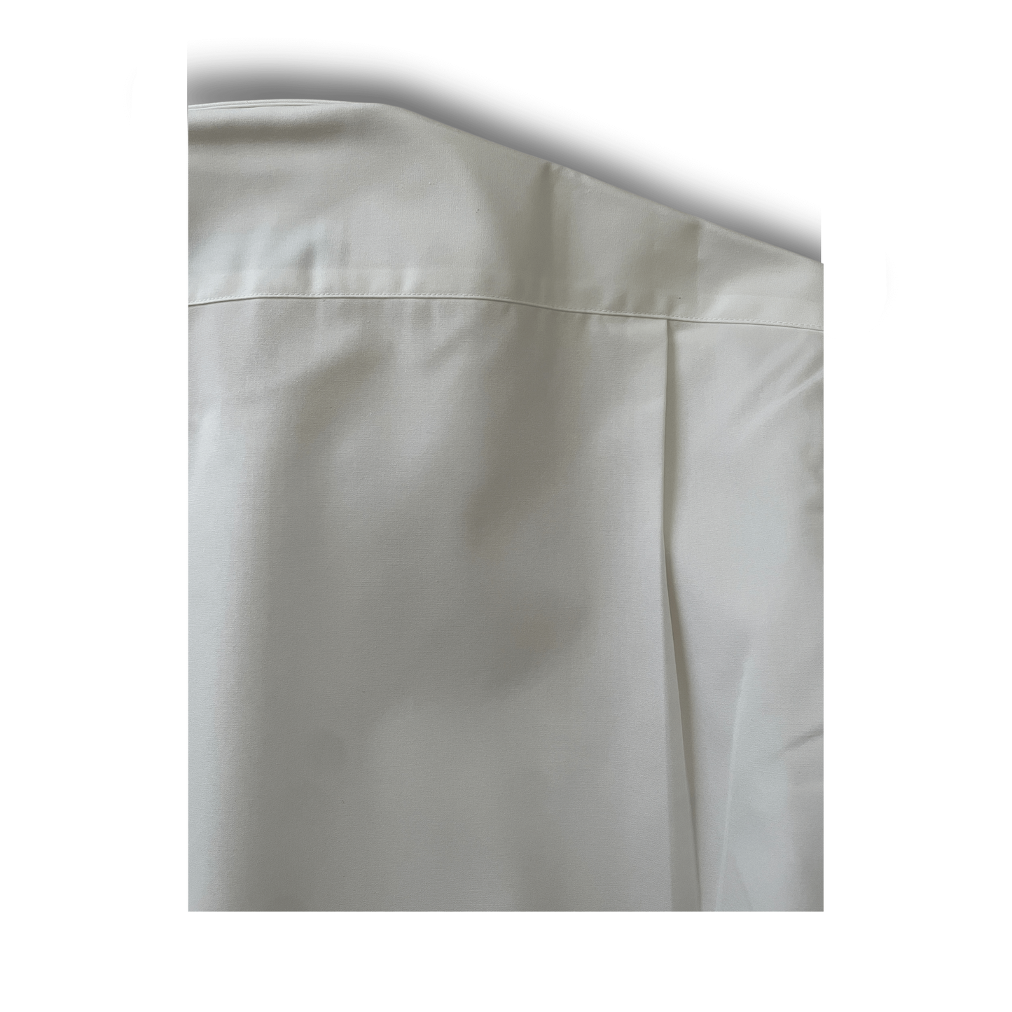 Franco Spada ( フランコスパダ ) 播州織 ヘリンボンセミワイドカラーシャツ ホワイト