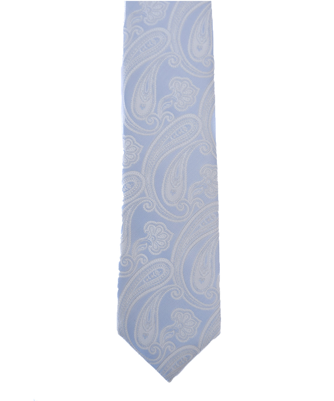 Franco Spada ( フランコスパダ ) NEW SOLID COLOR FORMAL TIE( 更紗ペーズリー無地調パステルカラーネクタイ)：ロイヤルサックス