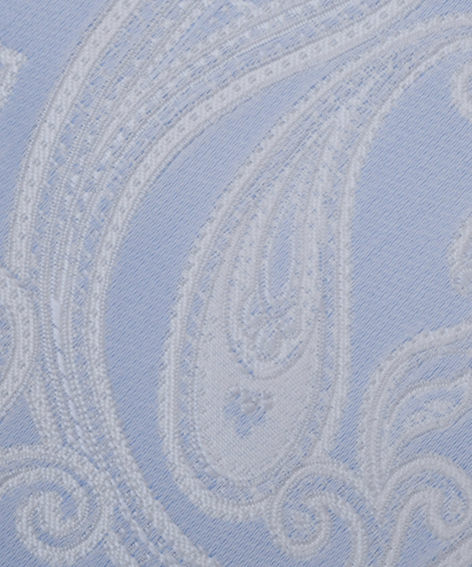 Franco Spada ( フランコスパダ ) NEW SOLID COLOR FORMAL TIE( 更紗ペーズリー無地調パステルカラーネクタイ)：ロイヤルサックス