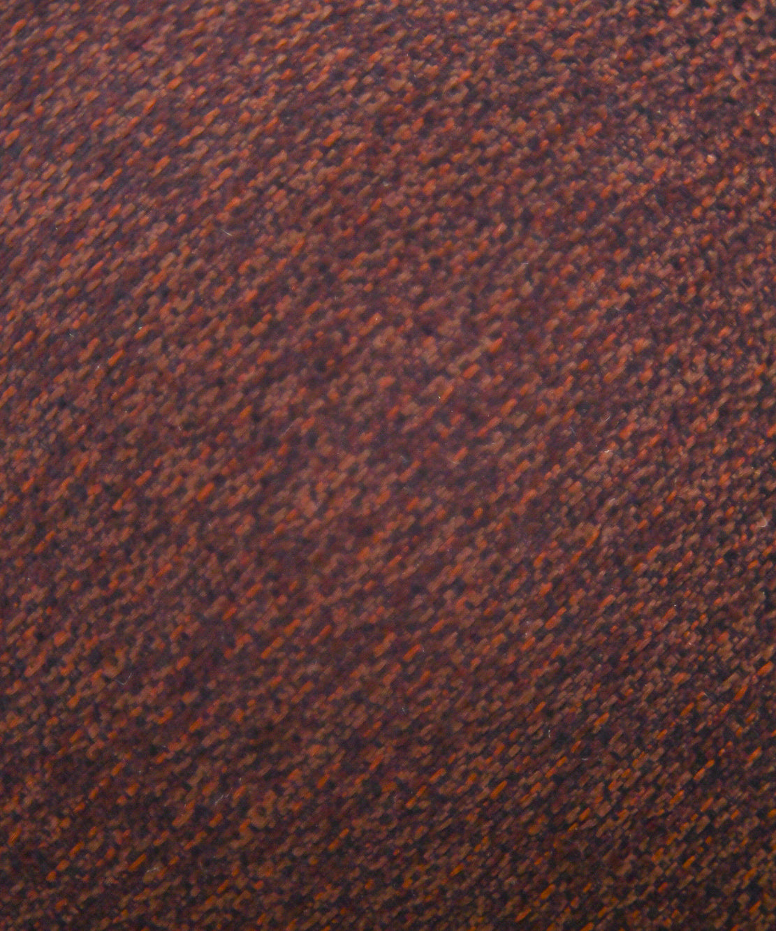 Franco Spada ( フランコスパダ ) ヴィンテージ調梨地ミックス無地ネクタイ：ブラウン