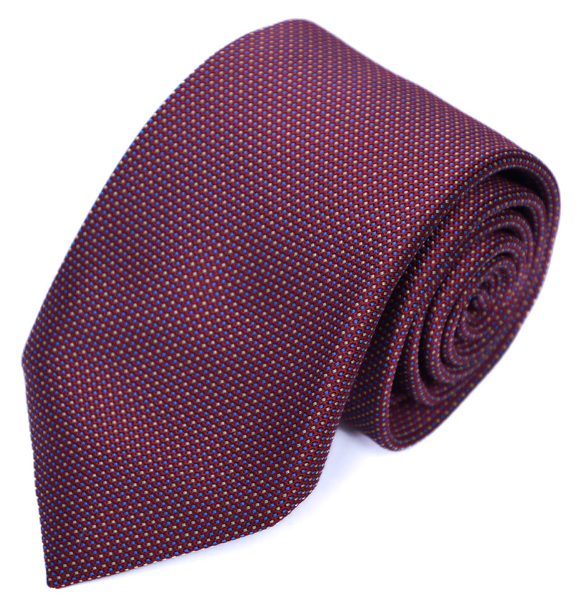Franco Spada ( フランコスパダ ) マイクロピンドットパターンネクタイ：ワイン
