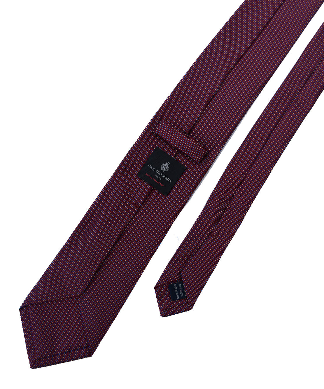 Franco Spada ( フランコスパダ ) マイクロピンドットパターンネクタイ：ワイン