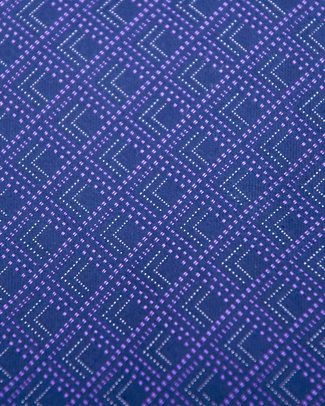 Franco Spada ( フランコスパダ )  NEW江戸切子ジャガードモチーフネクタイ：ネイビー×パープル