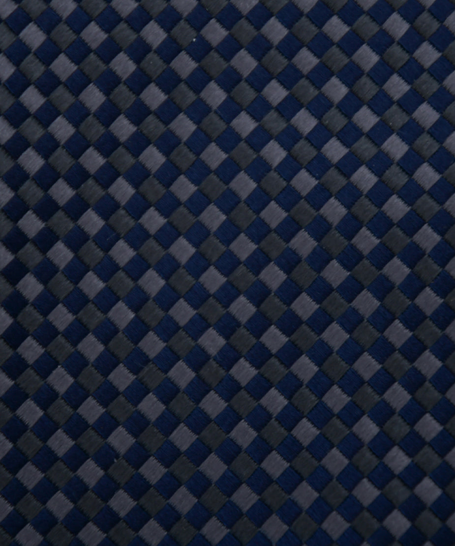 Franco spada ( フランコスパダ ) バスケットグラデーション無地調ネクタイ：ネイビー×グレー