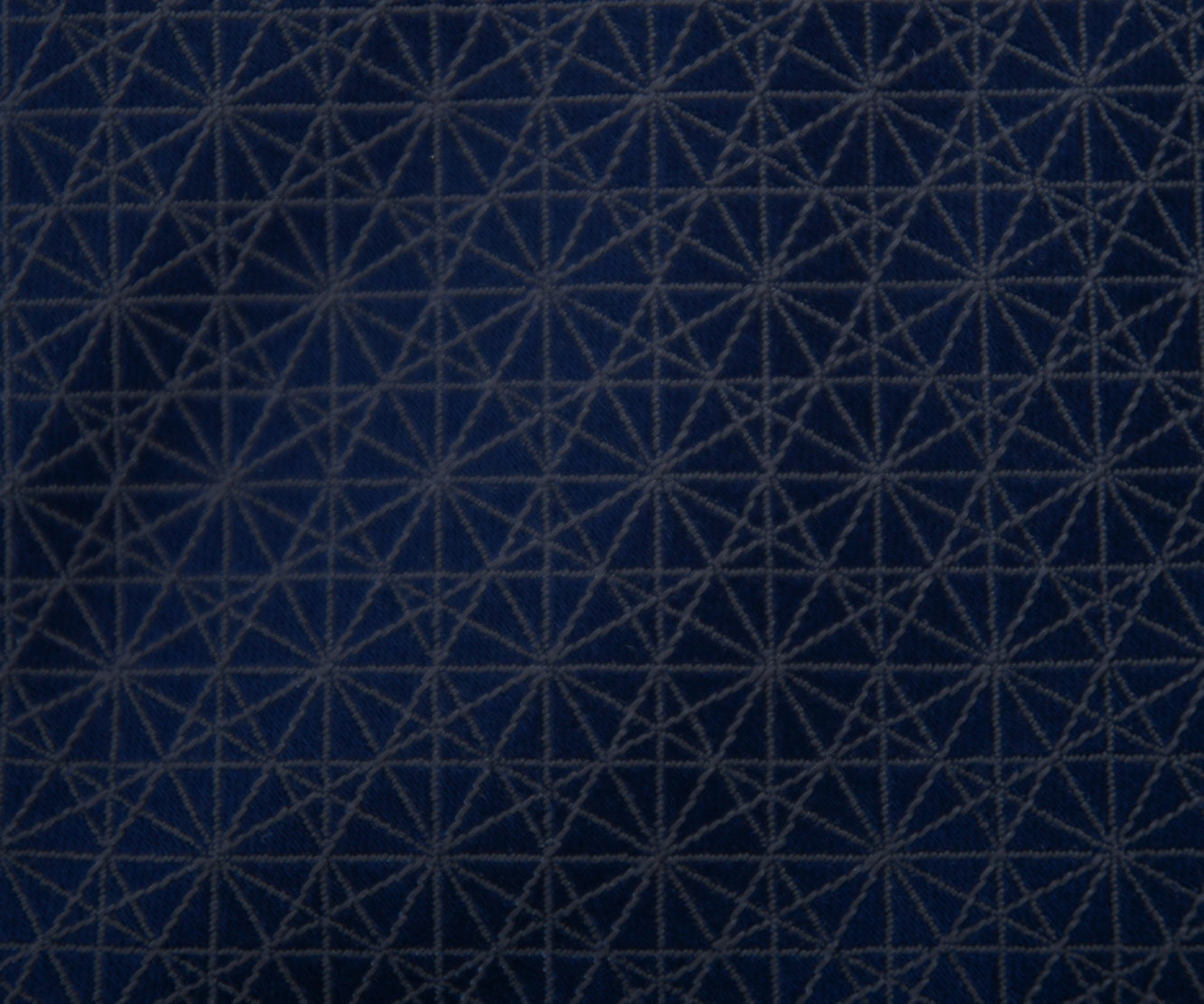 Franco Spada ( フランコスパダ )  江戸切子ジャガードモチーフネクタイ：ネイビー×グレー