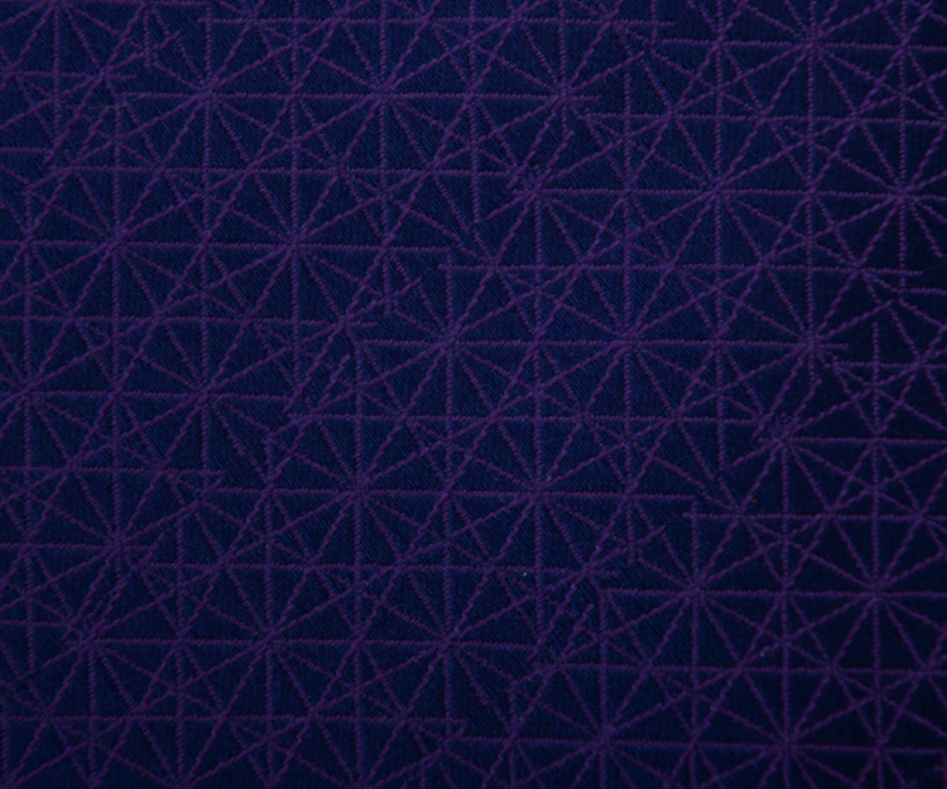 Franco Spada ( フランコスパダ )  江戸切子ジャガードモチーフネクタイ：ネイビーパープル