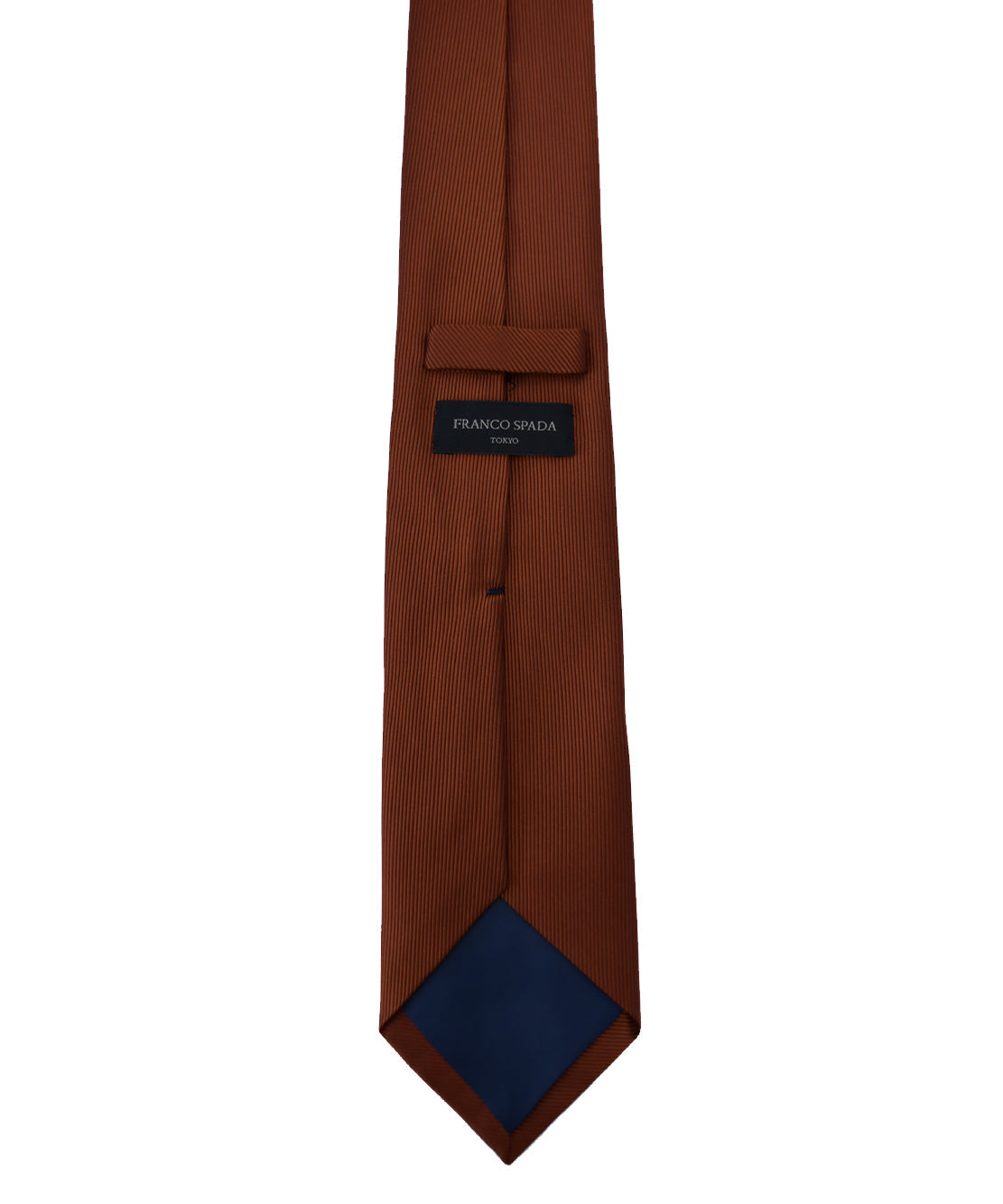 Franco Spada ( フランコスパダ )  細綾無地ネクタイ：ダスディオレンジ
