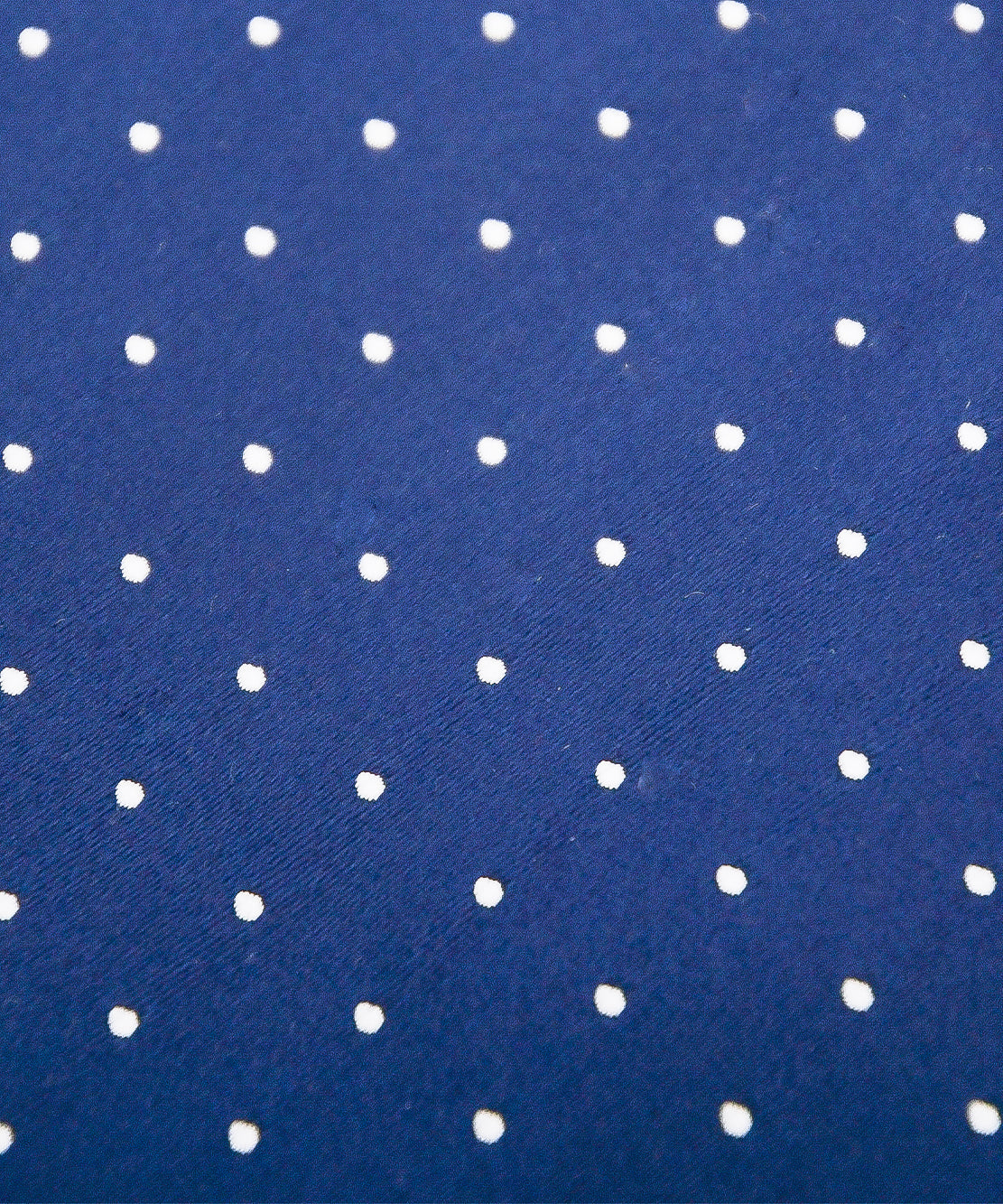 Franco Spada ( フランコスパダ )  クラシックサテン小ドットネクタイ：ネイビー×Lシルバー