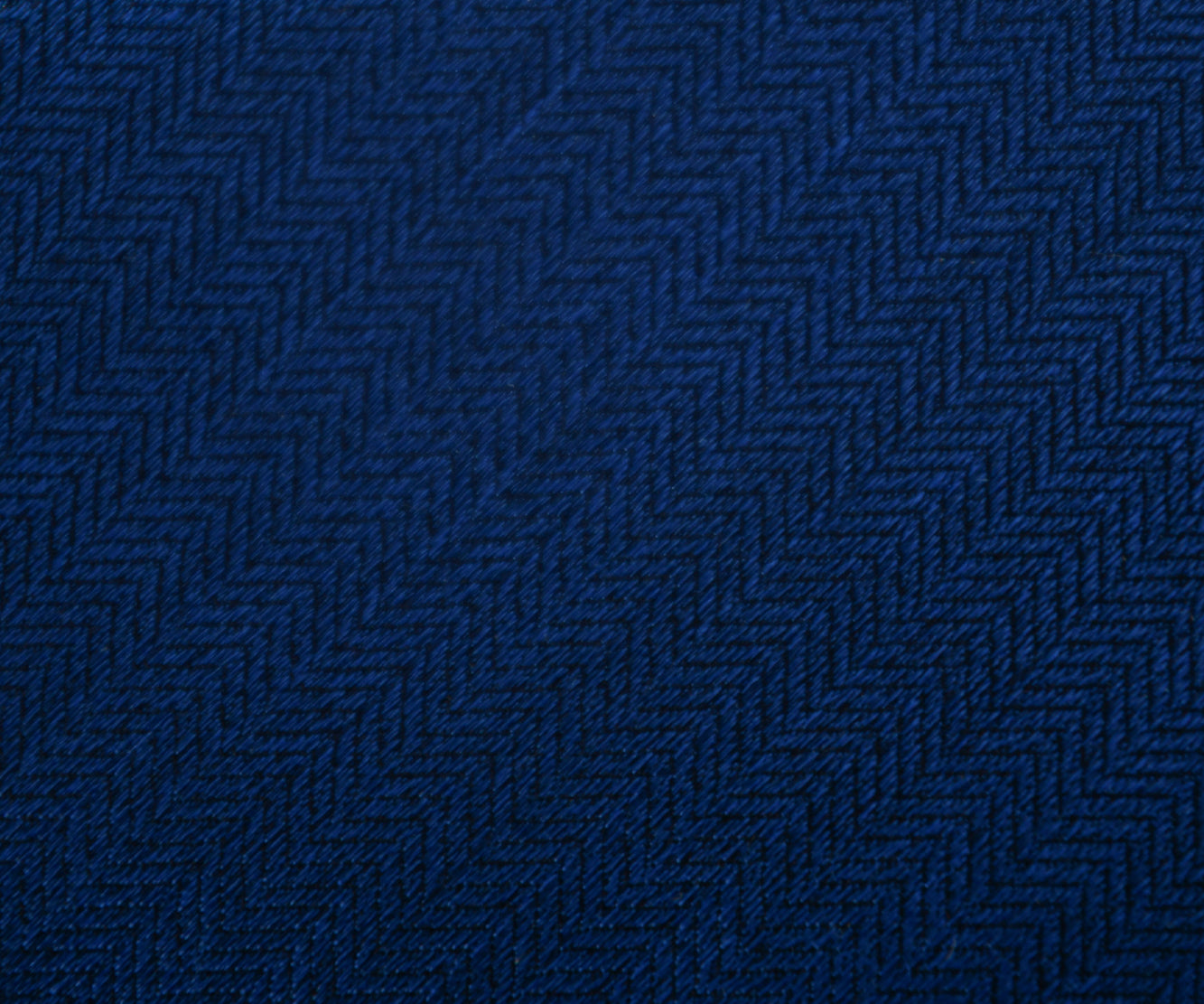 Franco spada (フランコスパダ)ミニヘリンボーン 無地ネクタイ：ロイヤルダークブルー