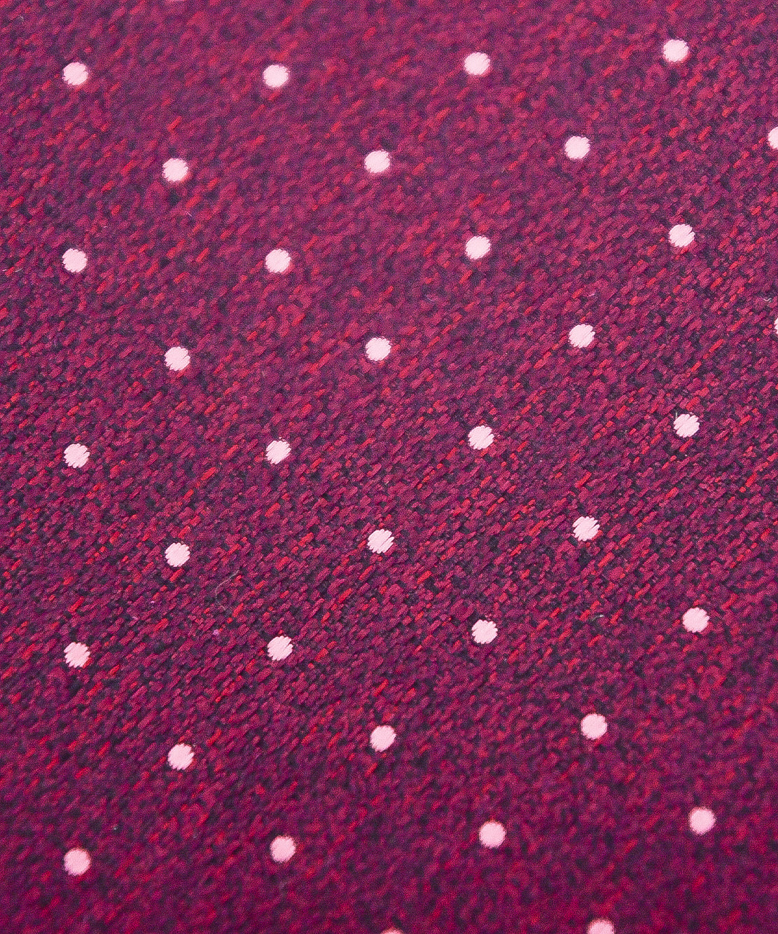 Franco Spada ( フランコスパダ )  ヴィンテージ梨地メランジ調小ドットネクタイ：ボルドー×ピンク