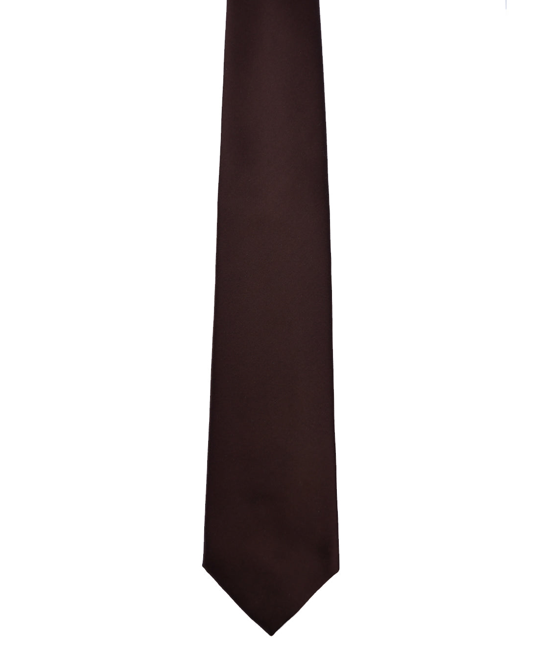 Franco spada ( フランコスパダ ) スーパーサテン無地ネクタイ：ブラウン