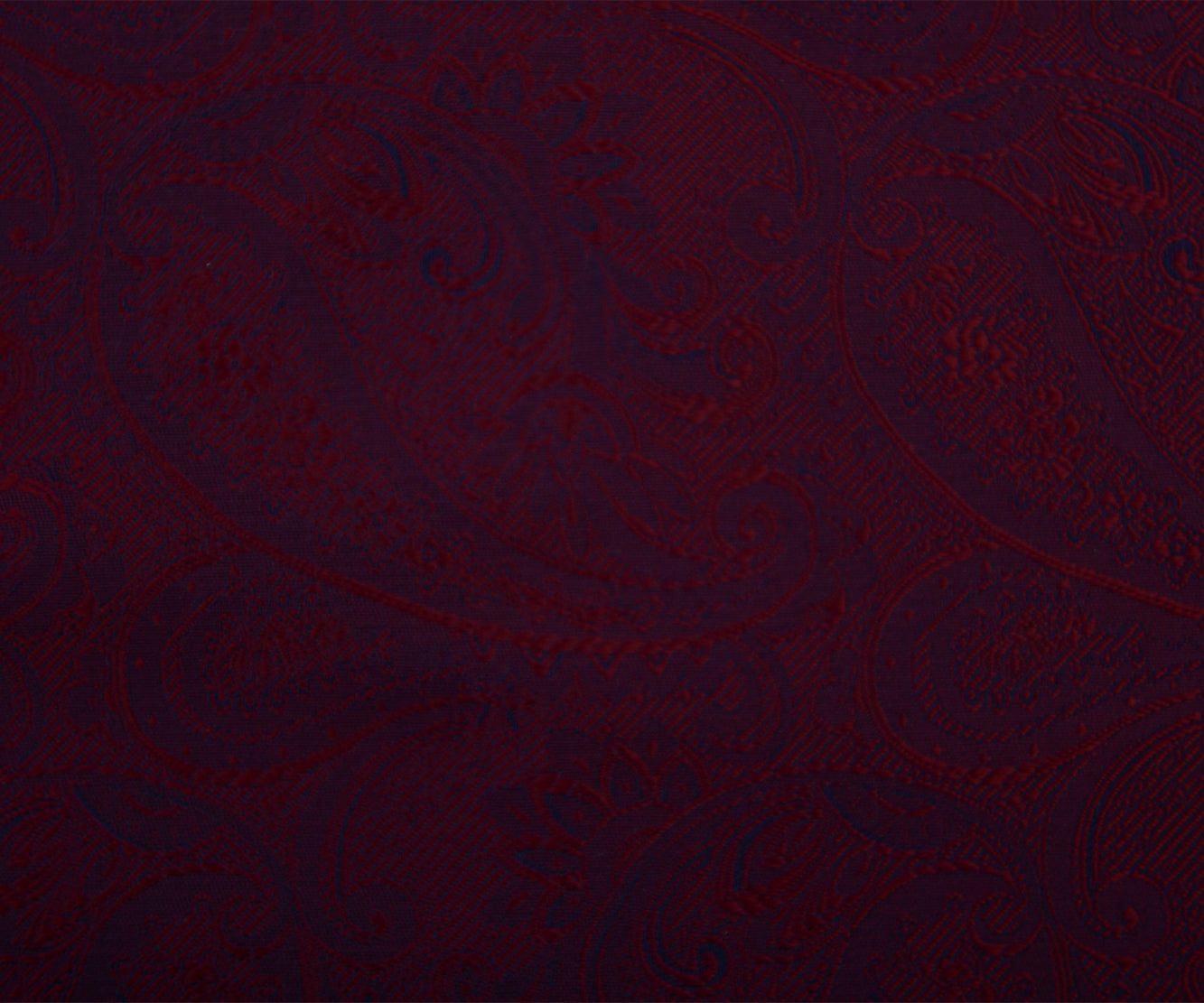 Franco Spada ( フランコスパダ ) クラシック更紗ペーズリー無地調ポケットチーフ：ボルドー