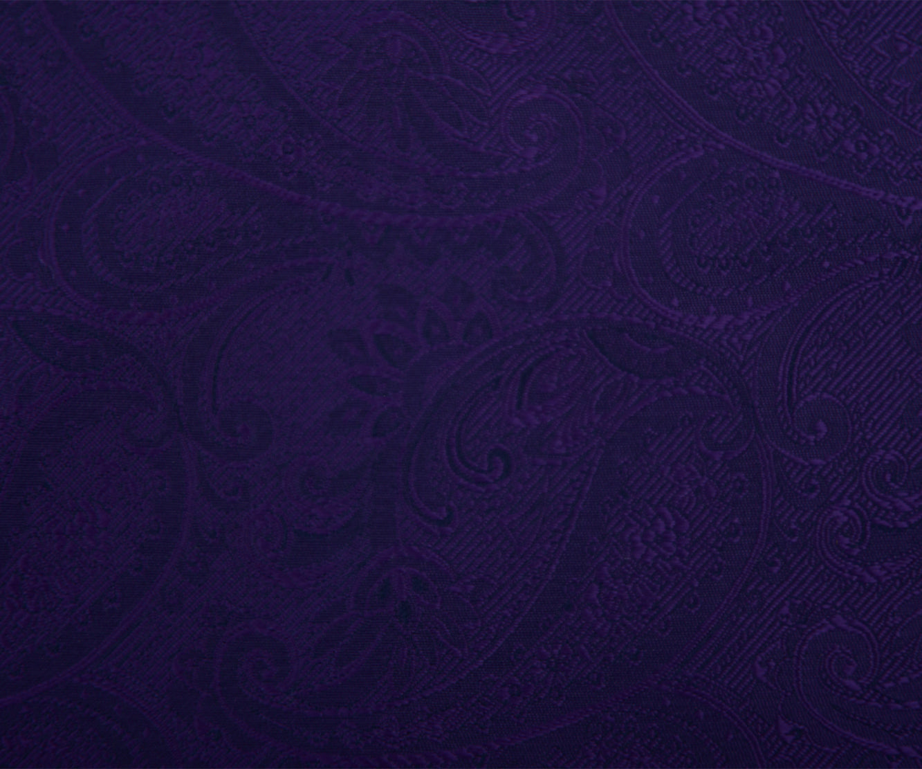 Franco Spada ( フランコスパダ ) クラシック更紗ペーズリー無地調ポケットチーフ：ブリティッシュパープル